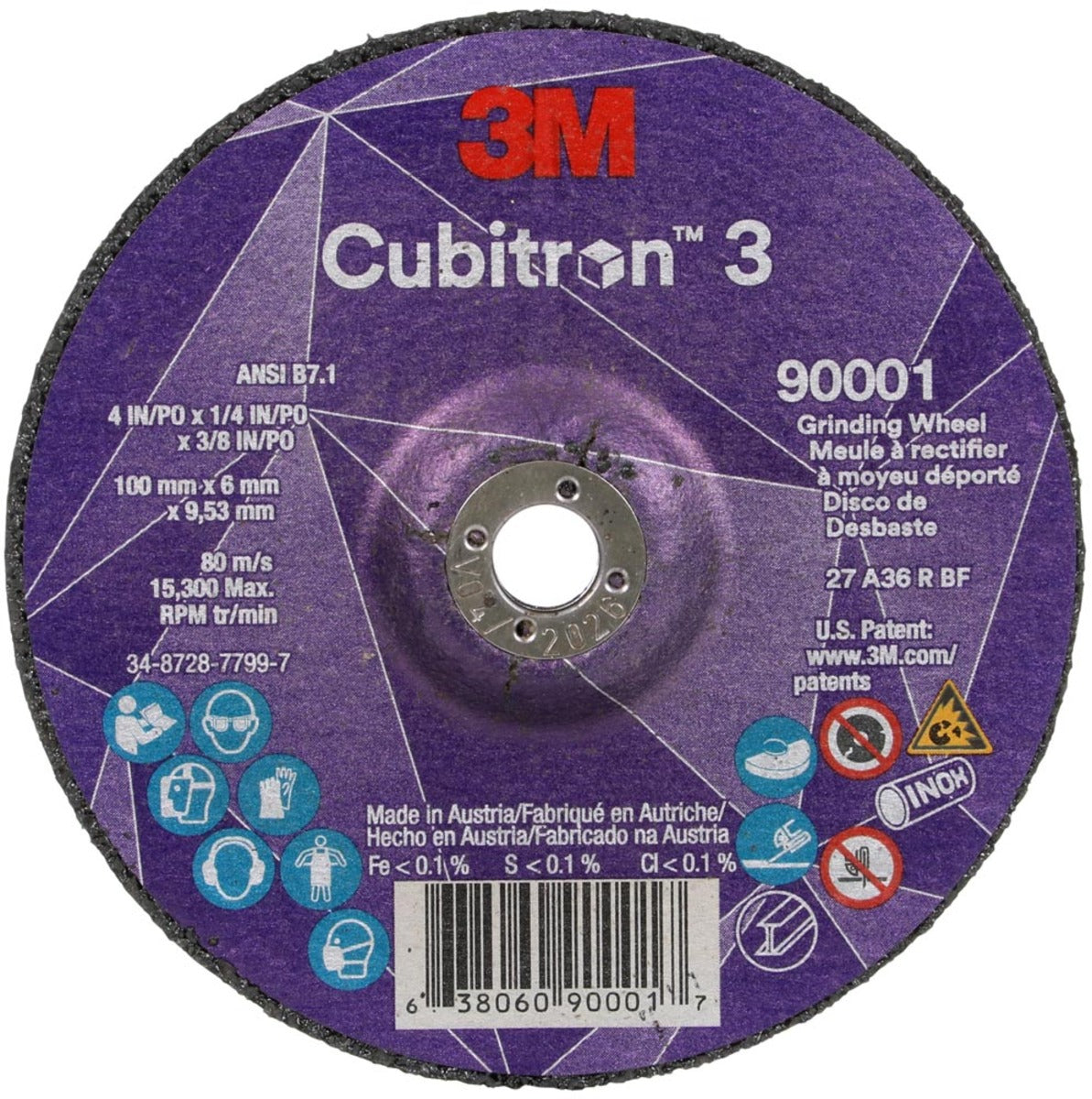3M 7100303965 GRINDING & CUT OFF WHEELS