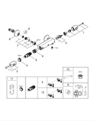 GROHE 34150003 ZONE VALVES