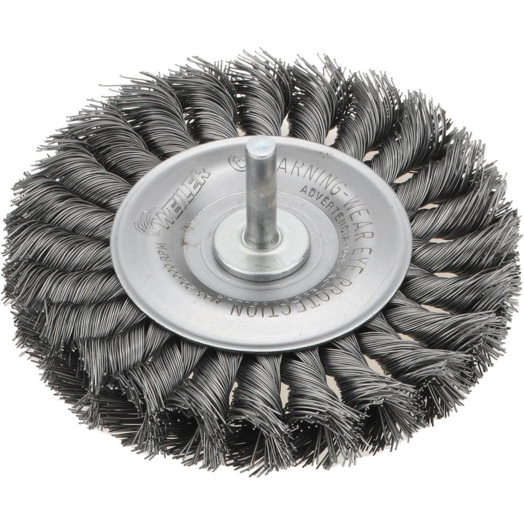 WEILER Weiler 94850 Knotted Wire Wheel Brush 4 in 20000 Rpm