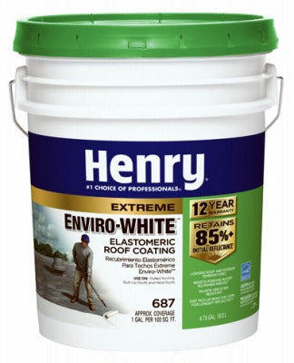 HENRY Henry Co HE687406 Elastomeric Roof Coating 5 Gallon
