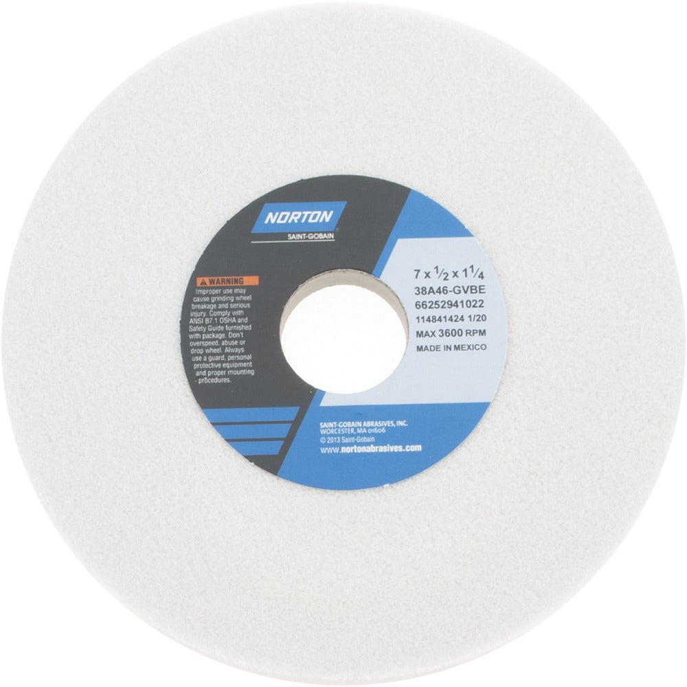 NORTON Norton 66252941022 Surface Grinding Wheel 7in 46 Grit