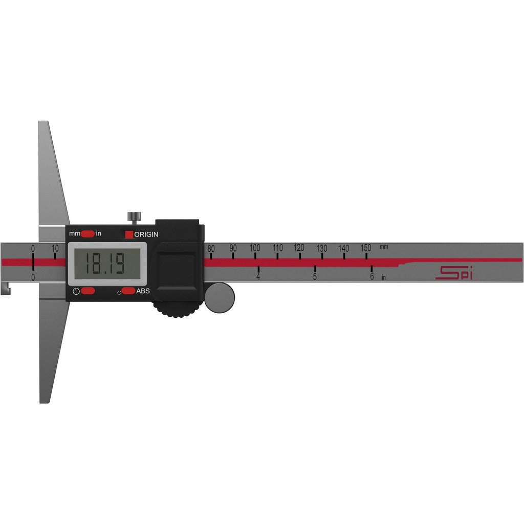 SPIROTHERM Spi 17-612-3 Electronic Depth Gage 0-8 in Stainless Steel