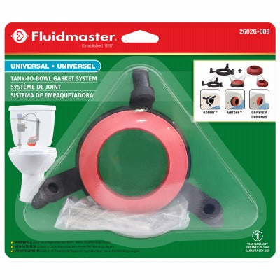 FLUIDMASTER Fluidmaster Inc 2602G-008-T5 Tank to Bowl Gasket 5 Pack