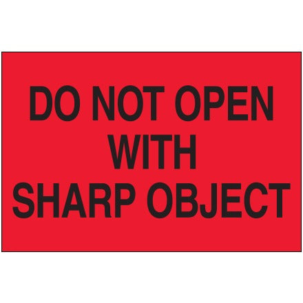 BSC PREFERRED Bsc Preferred DL1618 Handling Instruction Labels