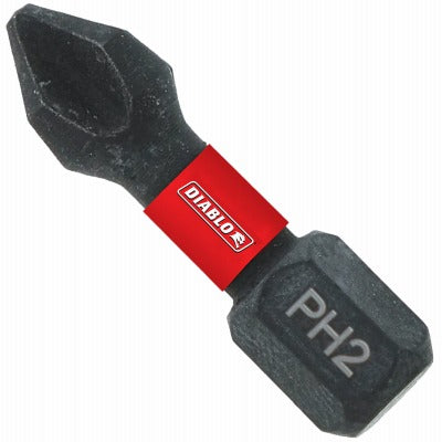 DIABLO Freud DPH21P5 No. 2 Phillips Drive Bit 1 Inch 5 Pack