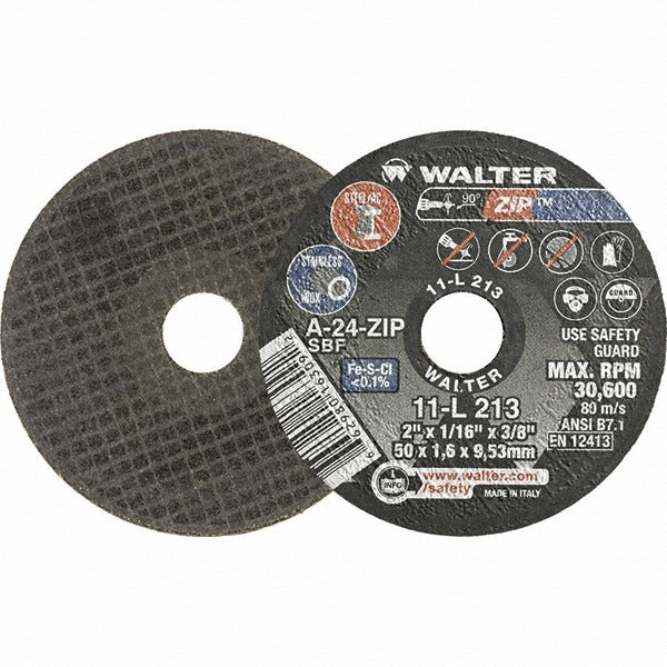 WALTER Walter Surface Technologies 11L213 Type 1 Cut-off Wheel