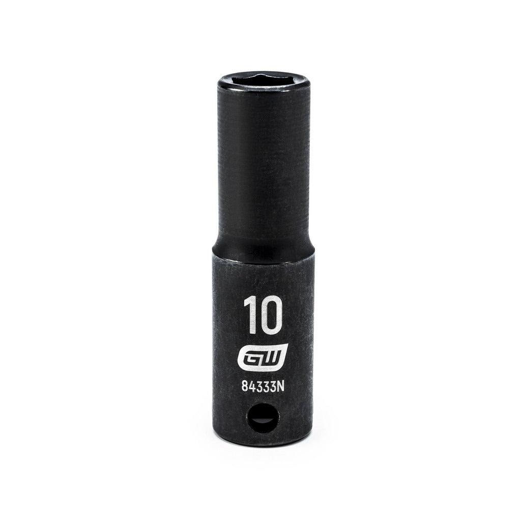 GEARWRENCH Gearwrench 84333N Impact Socket 3/8 in Drive 10mm 6-pt