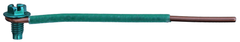 L.H. Dottie GP650 Ground Pigtail With Hex Combo GS, 12 AWG Solid Copper Wire, 7-1/2 in Length