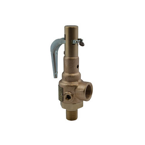 Apollo Valves 19-KFEA-125 Safety Relief Valve 125 psi 1 inch MNPT x 1-1/4 inch FNPT Bronze