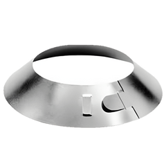 Metal-Fab 5MSC Round Storm Collar, 5 in, G90 Galvanized Steel