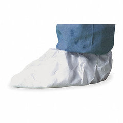 DuPont IC451SWHLG01000B Tyvek IsoClean Clean Shoe Cover Gripper Soles Large White