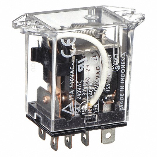 RELAY,15A,8PIN,24VAC CUBE