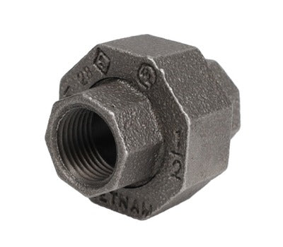 CODA RESOURCES Coda Resources 506289 Black Union 1/2 Inch Malleable Iron