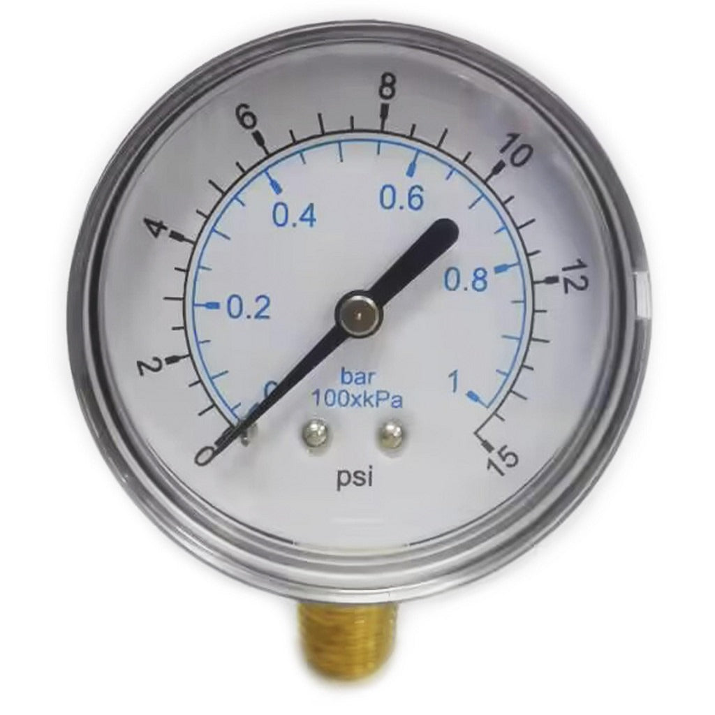 VALUE COLLECTION Value Collection 111CL25015 Pressure Gauge 15 Psi