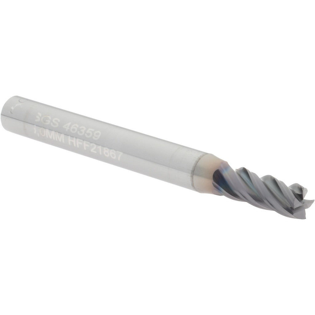 KYOCERA SGS PRECISION TOOLS Sgs 46359 Square End Mill 5mm 4-flute Solid Carbide Altin