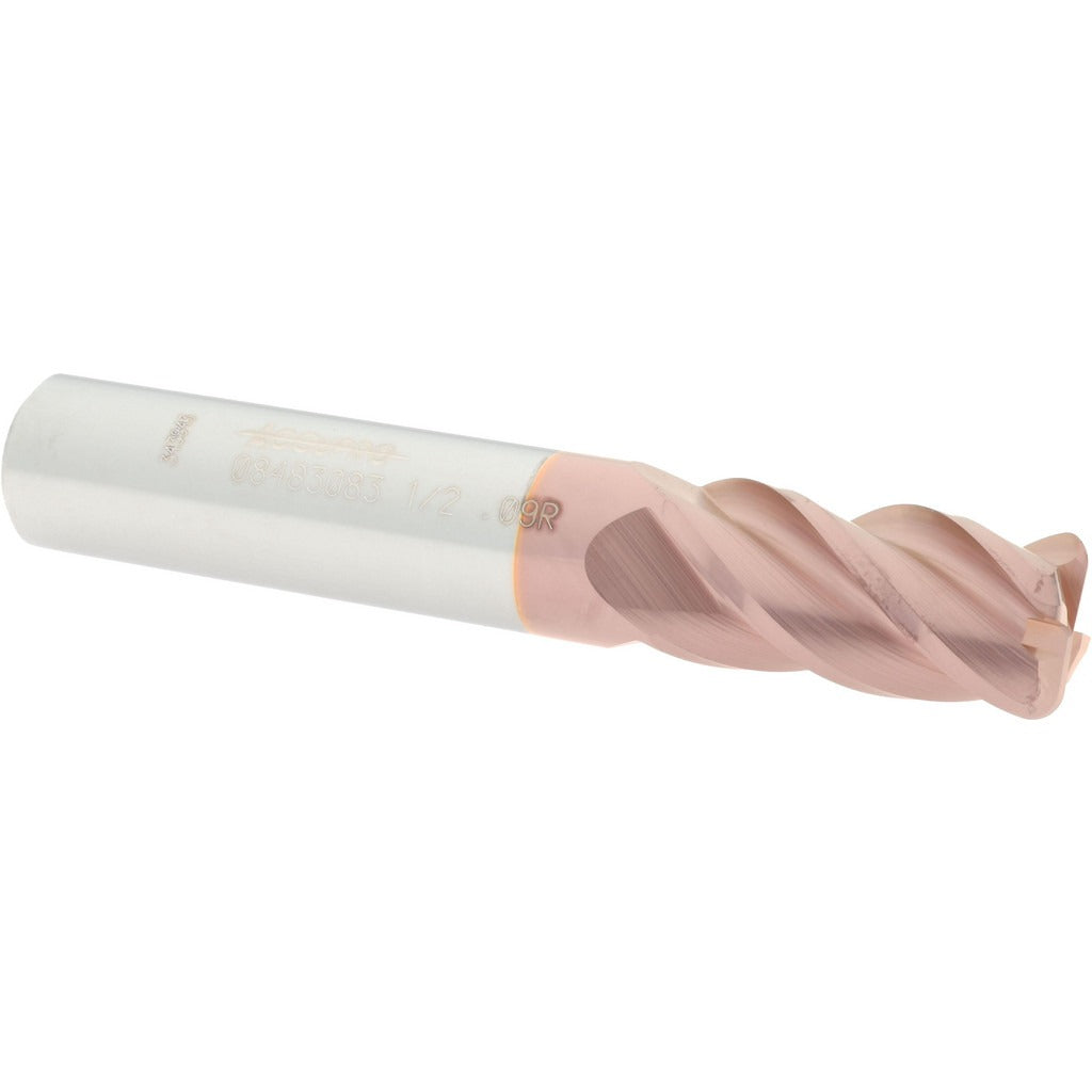 ACCUPRO Accupro 12182603 Corner Radius End Mill 1/2 in 4 Flute Ticn
