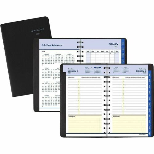 AT-A-GLANCE At-a-glance AAG760405 Daily Monthly Planner Wirebound