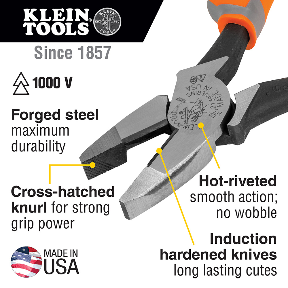 KLEIN TOOLS Klein Tools 9418R 1000V Insulated Tool Set 6-Piece