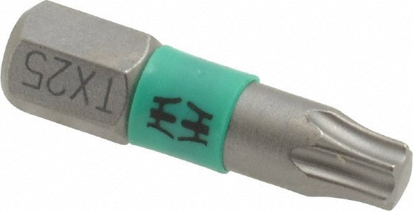 WERA Wera 05066126001 T25 Torx Power Screwdriver Bit 1/4 Inch Hex