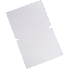 Square D 9080LB51 1-Pole 2.719 x 5.313 x 0.045 Inch Clear Plastic Power Distribution Block Cover