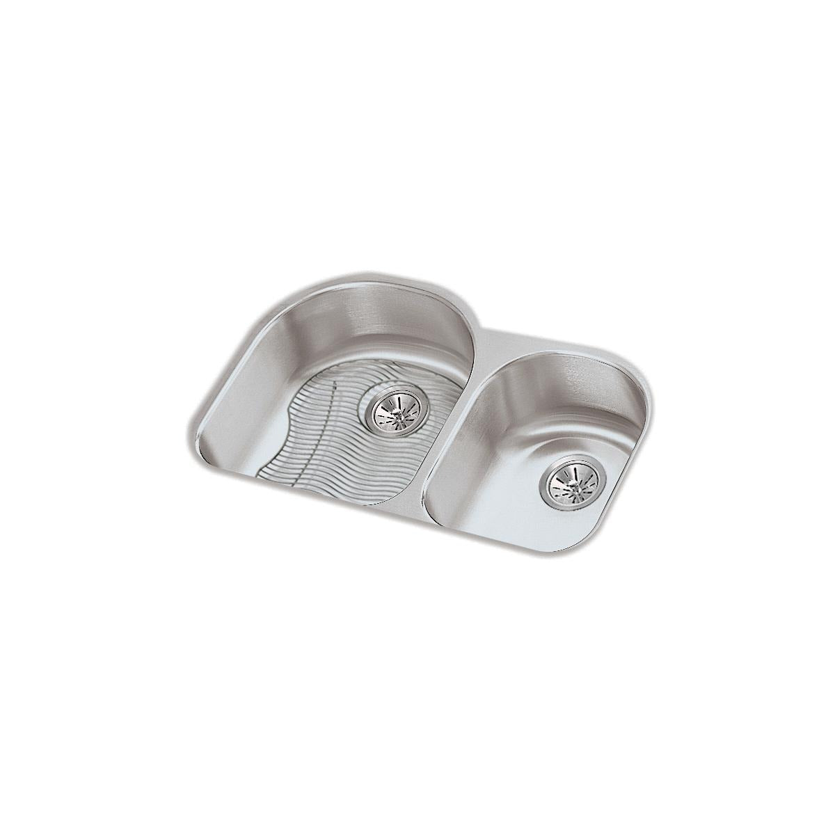 BSC PREFERRED Bsc Preferred ELUH3119RDBG Undermount Double Bowl Sink Kit