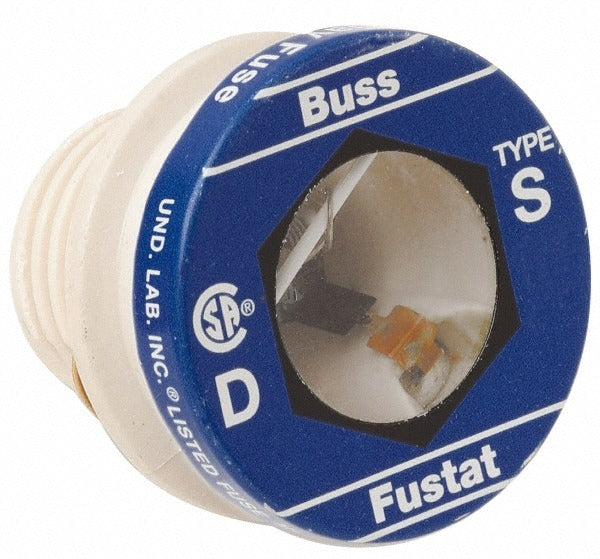 EATON Cooper Bussmann S-6-1/4 Time Delay Plug Fuse 6.25A