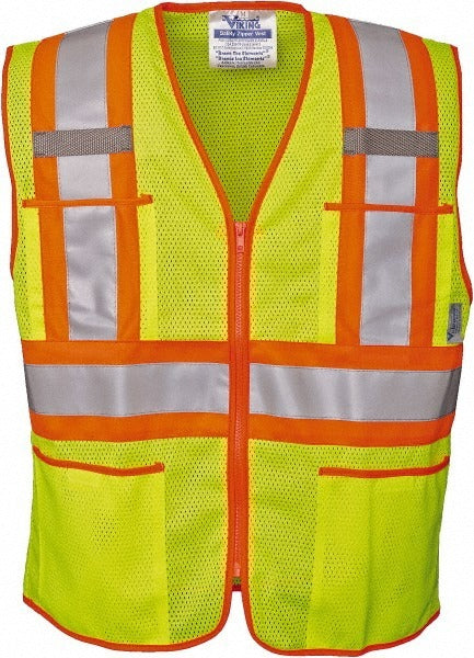 VIKING Viking U6112G-L High Visibility Vest Large Ansi Class 2