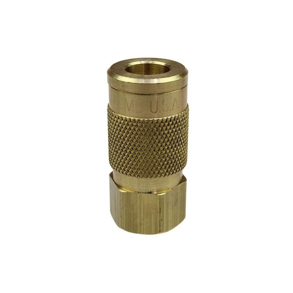 COILHOSE PNEUMATICS Coilhose Pneumatics A900B6F Hose Coupler 1/4 in Brass