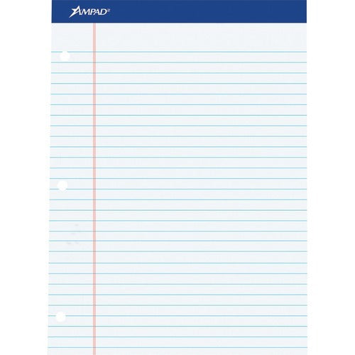 TOPS Tops TOP20244 White Legal Pad 100 Sheets 8.5x11.75