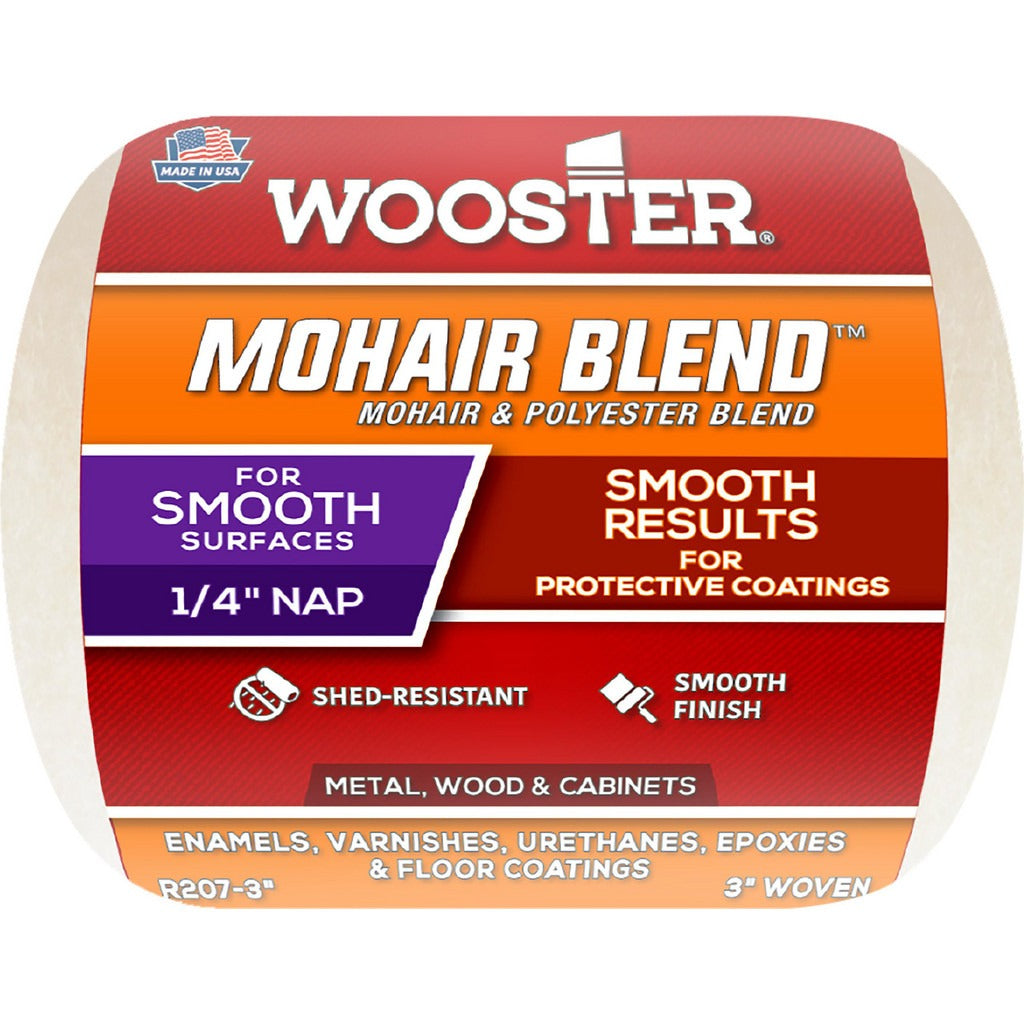 WOOSTER BRUSH Wooster Brush R207-3 Paint Roller Cover 1/4 in Nap