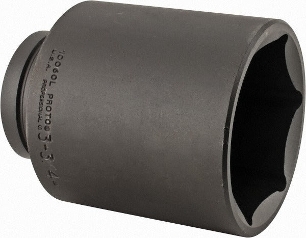 PROTO Proto J10060L Impact Socket 1 in Drive 3-3/4 in 6-point