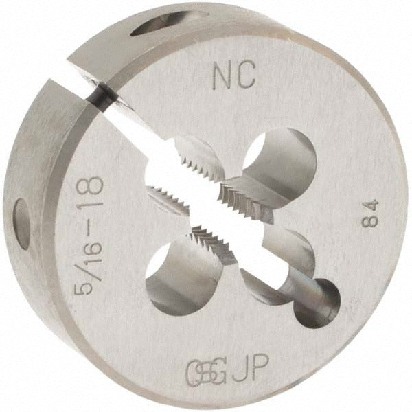 OSG Osg 2706500 Round Threading Die 5/16-18 Unc Hss