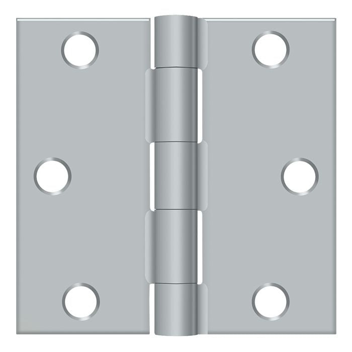 DELTANA Deltana S33U26D-R 3x3 Square Door Hinge Satin Chrome