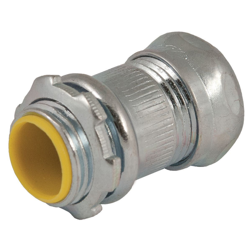 RACO 2912 1/2 EMT Compression Connector Insulated Steel