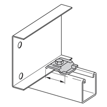 Eaton 9ZN-1208 B-Line 9ZN-1208 Zinc Comb Clamp Hold Down and Exp Guide