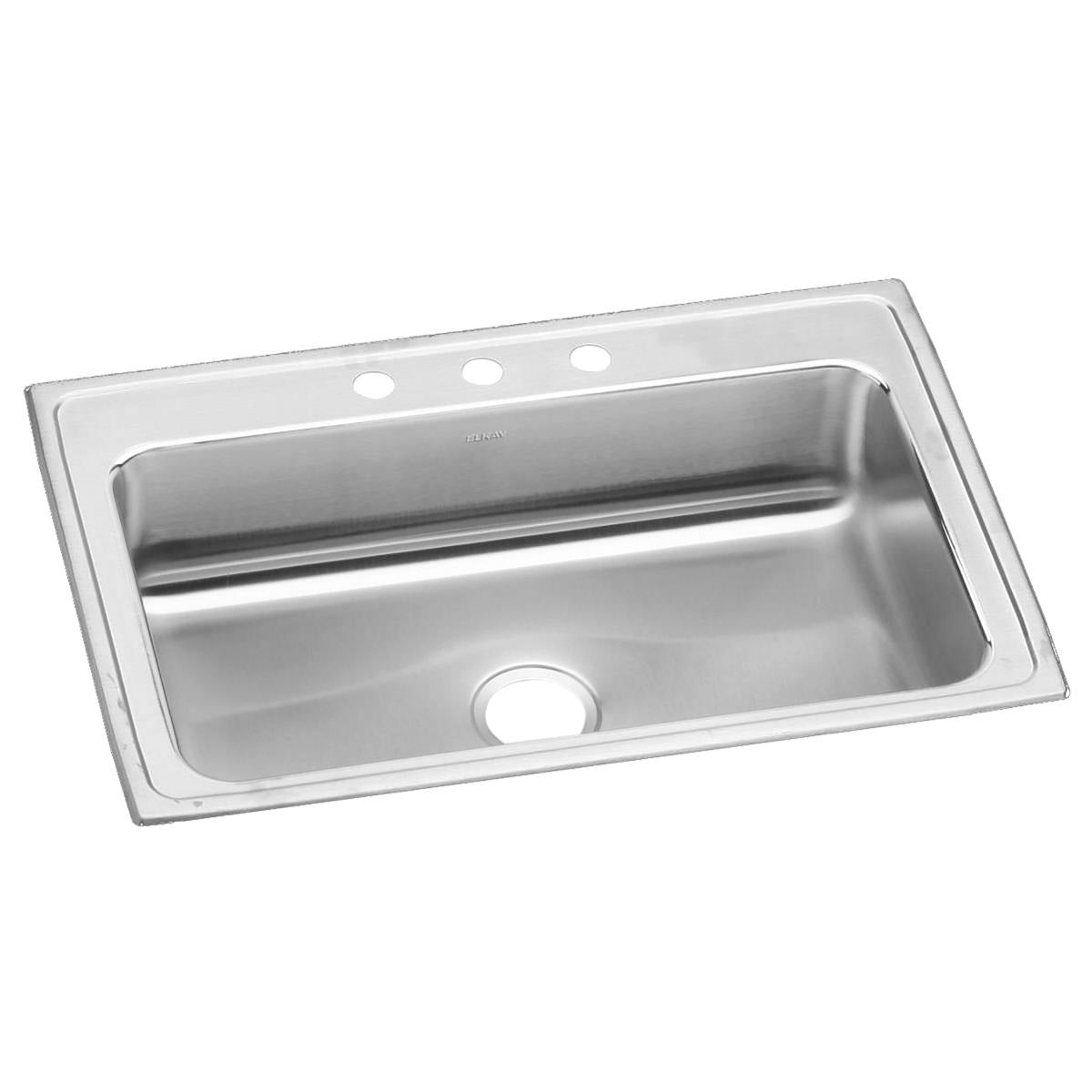 BSC PREFERRED Bsc Preferred LRS33223 Drop-in Kitchen Sink 33x22 in