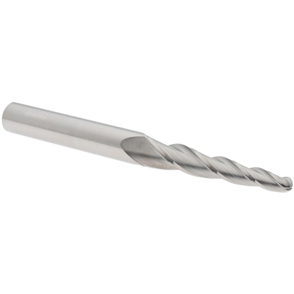 ACCUPRO Accupro 12177631 Tapered Ball End Mill 3 Flute Solid Carbide