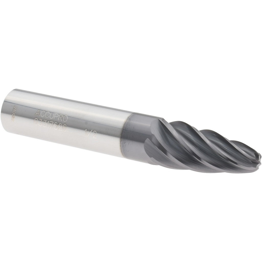 ACCUPRO Accupro 14915665 Barrel Cutter End Mill 6 Flute Carbide