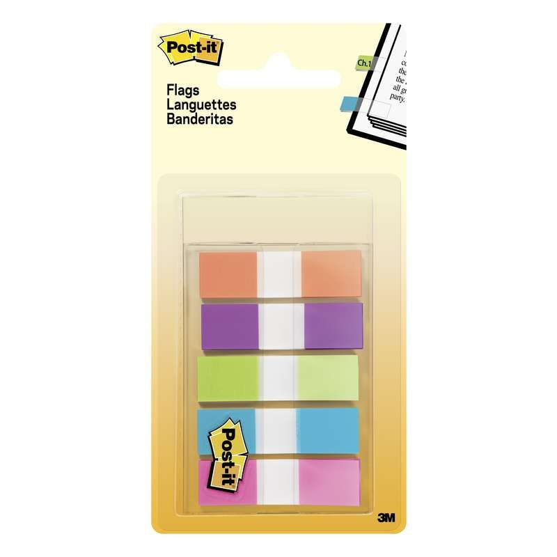 3M 3M 7100083515 Post-it Flags 683-5CB2 .47 in x 1.7 in (100 Flags, 24 Pack)