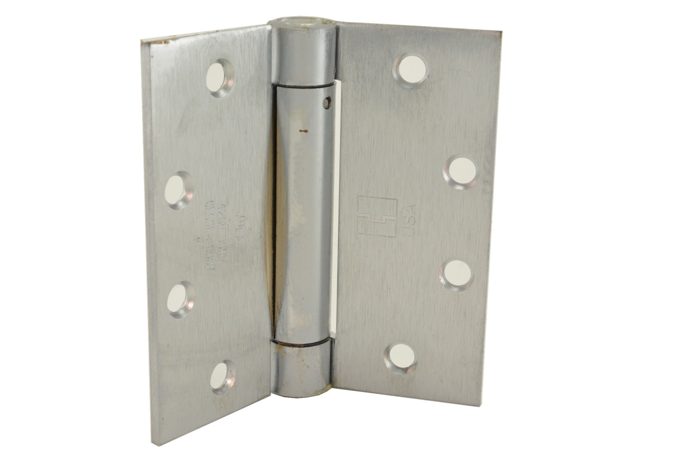 HAGER Hager Hinge 125041226D.1 Spring Hinge 4.5x4.5 Satin Chrome