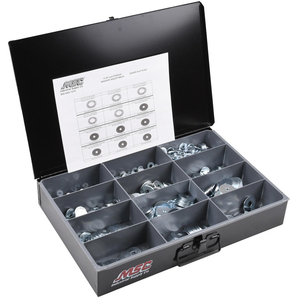 VALUE COLLECTION Value Collection 67757807 Fender Flat Washer Assortment 1275 Pc