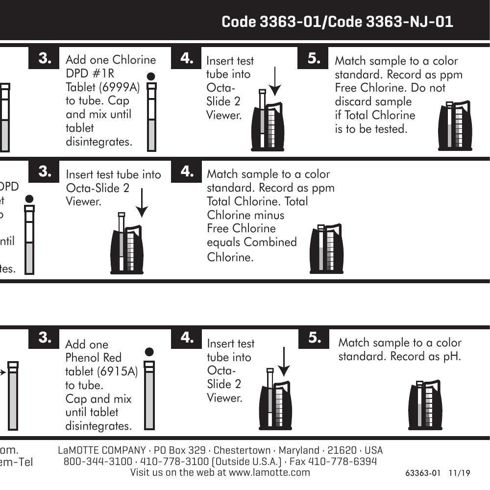 LAMOTTE Lamotte 3363-NJ-01 Pool Mgr Tablet Series Kit (1 Pack)