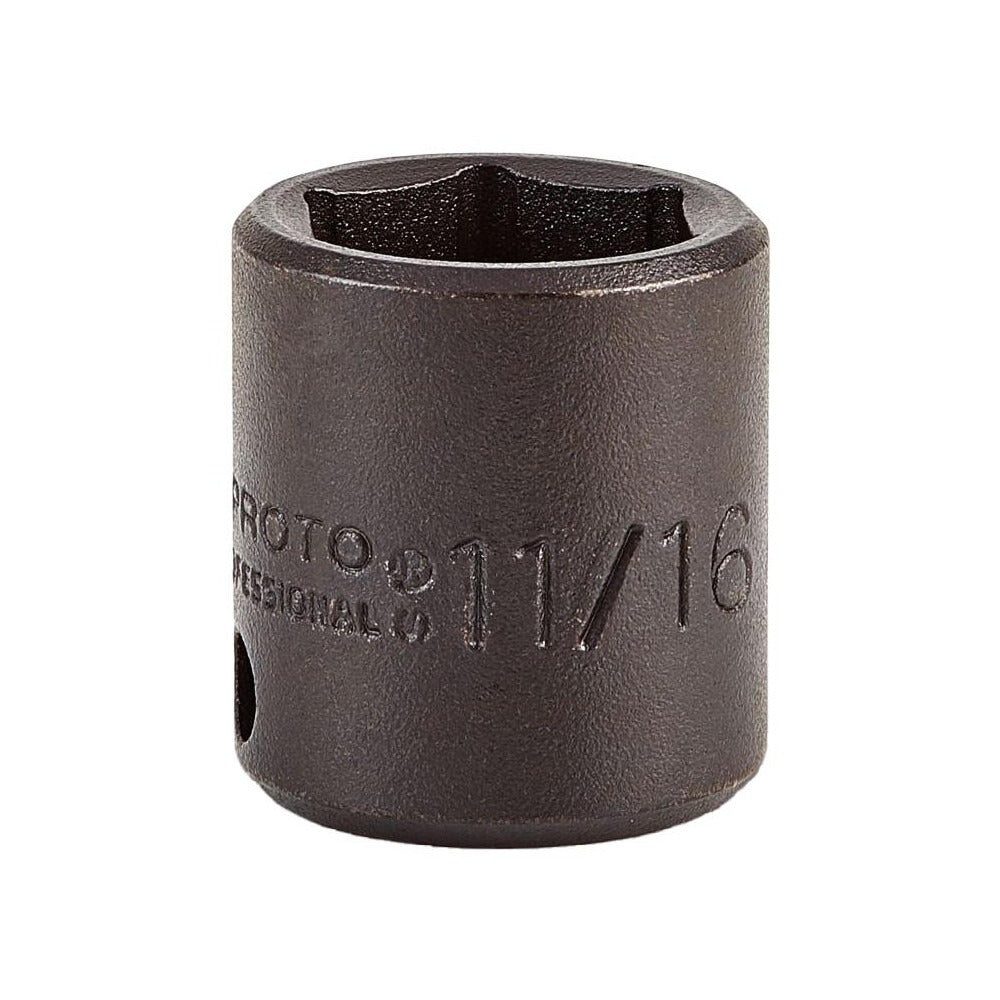 PROTO Proto J7222H Impact Socket 3/8 in Drive 11/16 in 6-pt