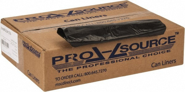 PRO-SOURCE Pro-source PSRB4641HP 45 Gal Trash Bags 0.8 Mil Black 125 Pack