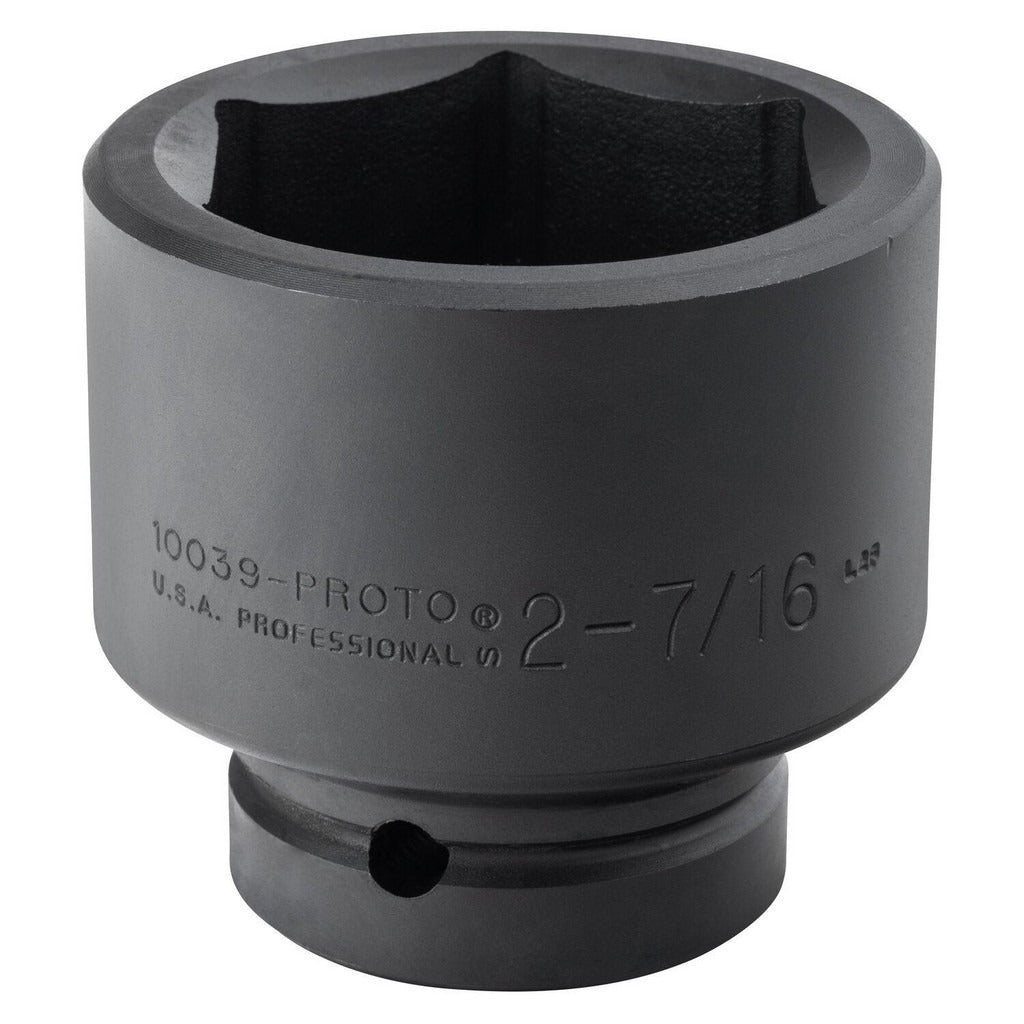 PROTO Proto J10039 Impact Socket 1 in Drive 2-7/16 in 6-point