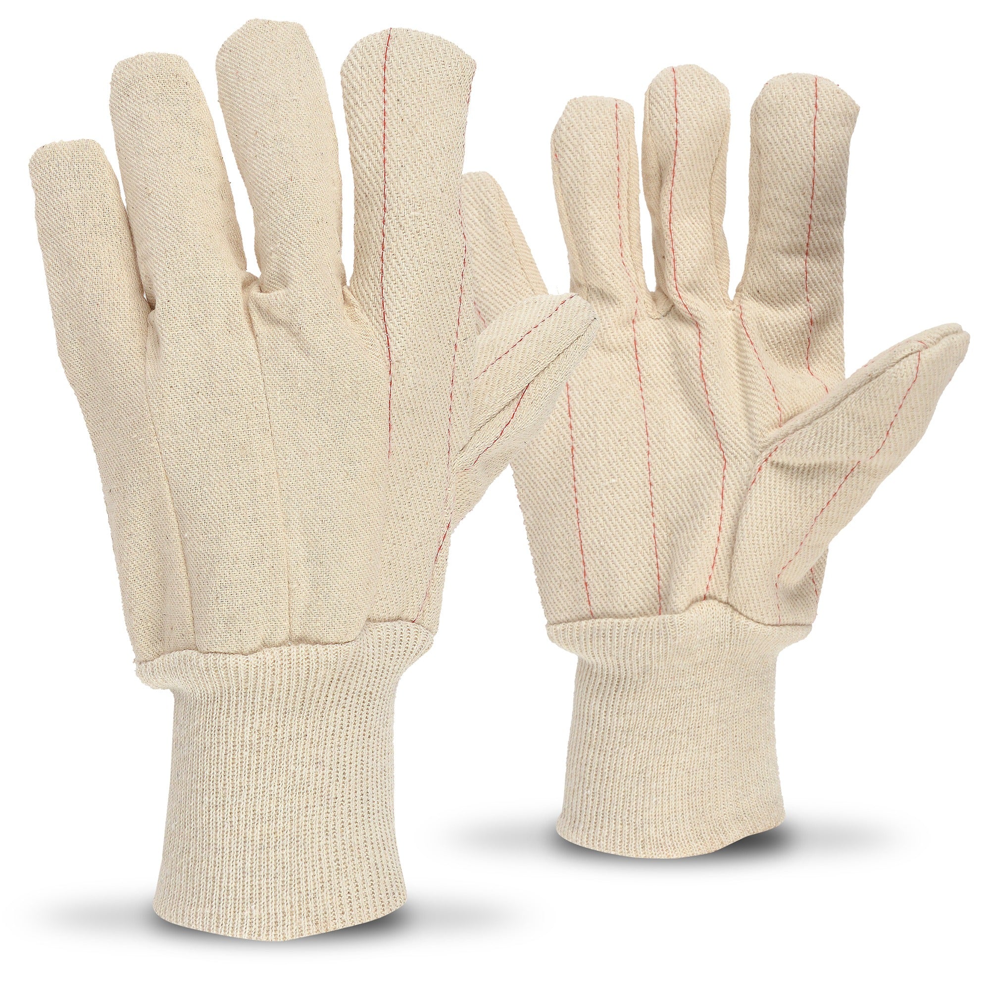 TRULINE Truline A122000 Cotton and String Canvas Gloves L