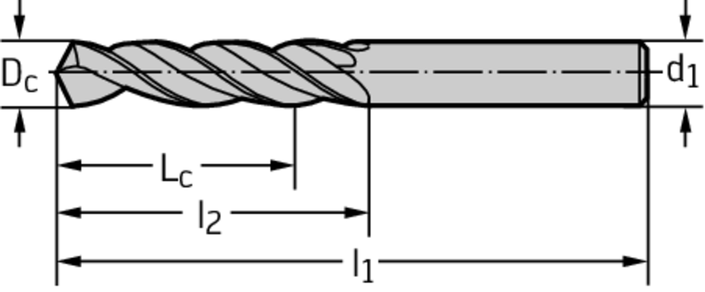 WALTER-TITEX Walter-Titex 5060591 HSS-E Twist Drill A1247-4.9 (130Â° Point Angle)