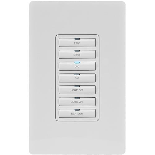 AMX Amx by Harman FG5793-03-WH Metreau 7-button Keypad