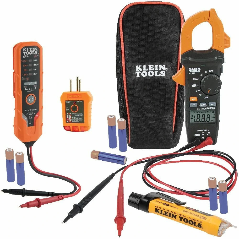 KLEIN TOOLS KLEIN TOOLS CL120VP Clamp Meter Electrical Test Kit