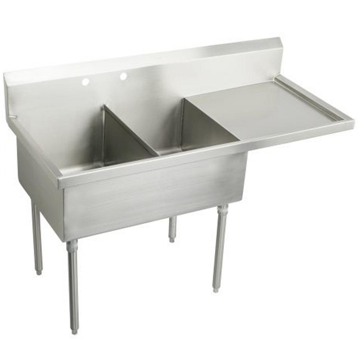 BSC PREFERRED Bsc Preferred WNSF8236R2 Double Compartment Scullery Sink